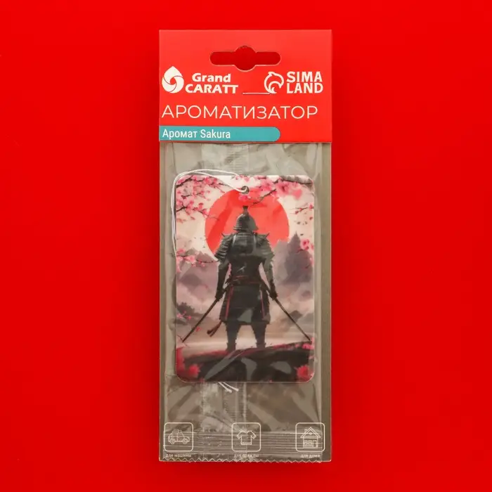 Ароматизатор подвесной Grand Caratt Samurai, сакура Ароматизатор подвесной Grand Caratt Samurai, сакура