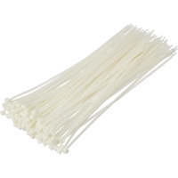 Хомут стяжка нейлоновая морозост Topfort 5х300 (4,8х300 мм) белый 100 шт/уп