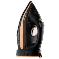 Утюг паровой BRAYER 4010BR, 2400 Вт, керамическая подошва, 320 мл, беспроводной, коричневый