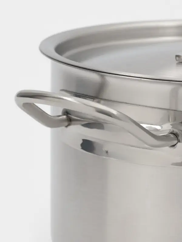 Ковш Hanna Kn&ouml;vell, 4 л, d=20, h=12.5 см, с крышкой, толщина стенки 0.8 мм, индукция, нержавеющая сталь