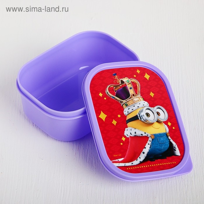 Ланч-бокс прямоугольный 0,5 л  Ланч-бокс прямоугольный 0,5 л "Minions"  Гадкий Я