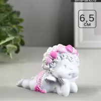 Фигура &laquo;Ангел лежит личико на ручках&raquo; 8&times;5.5&times;6.5 см