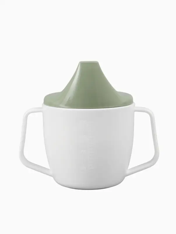 Поильник детский с твёрдым носиком, с ручками, 200 мл., &laquo;Дино&raquo;