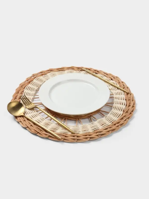 Подставка под горячее, 39&times;39&times;1 см, ротанг