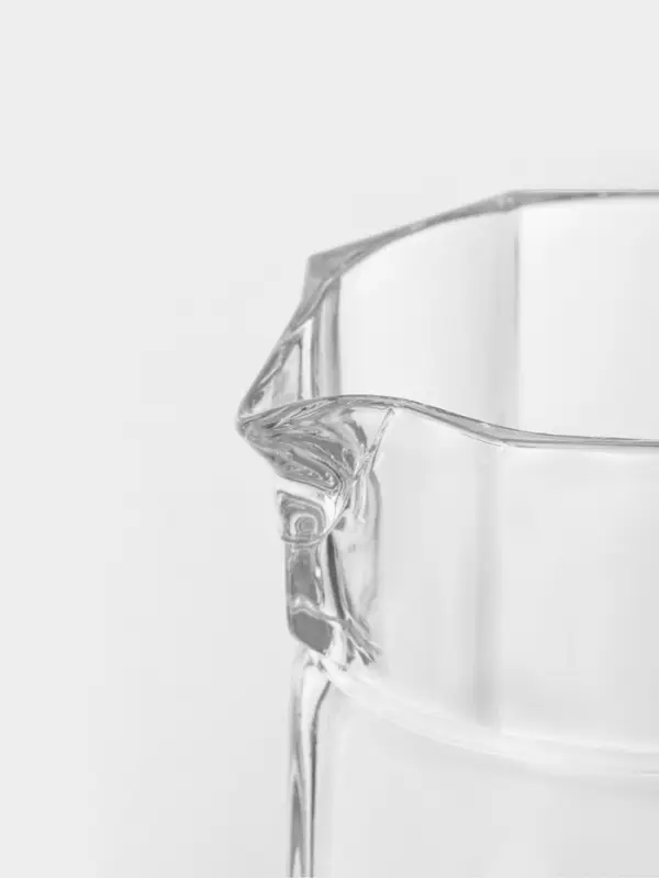 Кувшин Paşabah&ccedil;e Kosem, 1.23 л, красная крышка, стекло, прозрачный