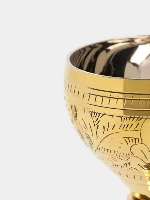 Бокал для вина, 20&times;9&times;9 &plusmn; 1 см, латунь