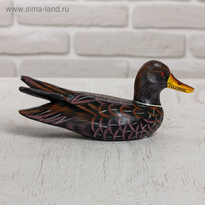 Сувенир дерево "Уточка" 20х7,5х8 см