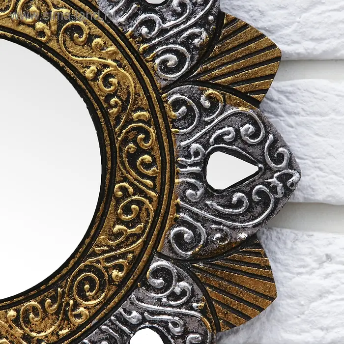 Панно зеркальное "Цветок" 30х1х30 см