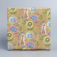 Коробка подарочная сборная, упаковка, «Веселья», 15 х 15 х 7 см Коробка подарочная сборная, упаковка, «Веселья», 15 х 15 х 7 см