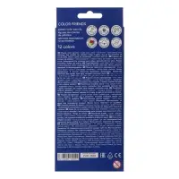 Карандаши цветные 12 цветов ErichKrause Color Friends, трёхгранные, пластиковые, с европодвесом