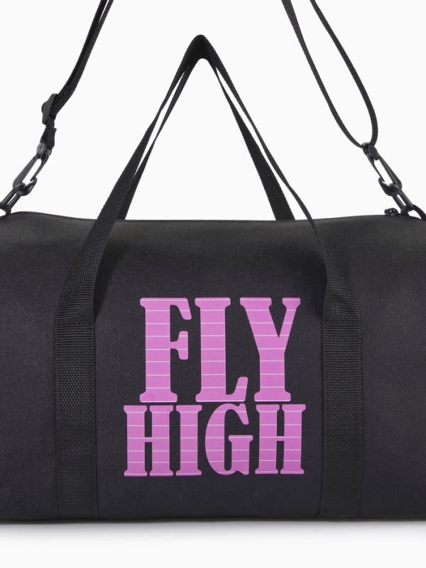 Сумка спортивная женская, TEXTURA, маленький размер, цвет чёрный Сумка спортивная женская, TEXTURA, маленький размер, цвет чёрный