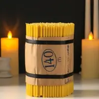 Свечи церковные медовые №140, упаковка 1 кг, парафин, медовое масло