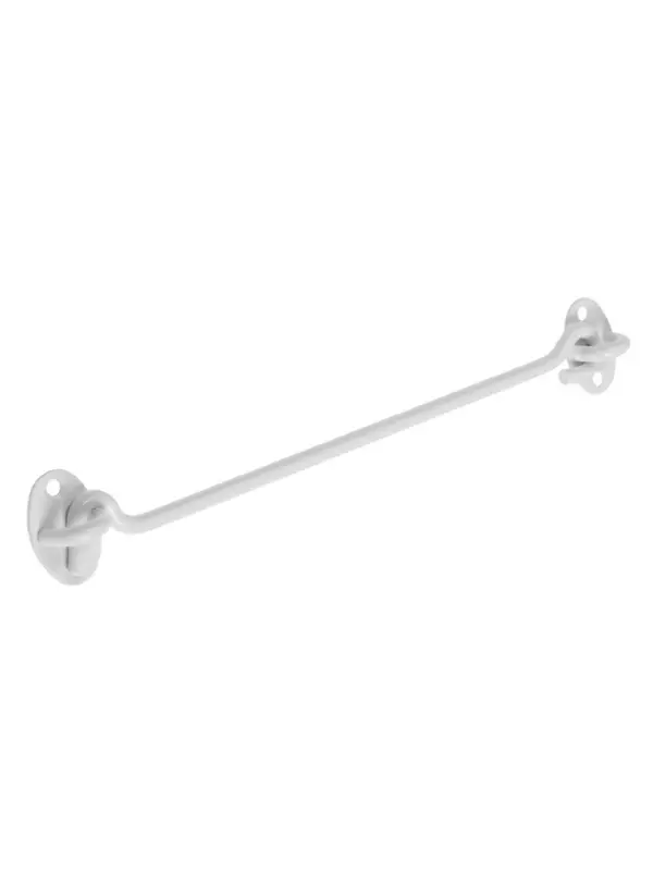 Крючок ветровой LOCKLAND KV001, L=250 мм, нержавеющая сталь, белый, 2 шт.