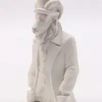 Фигурка декоративная &laquo;Баран в костюме&raquo;, неокрашенная, 12&times;6&times;4 см, белая
