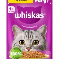 Влажный корм Whiskas для кошек, рагу с курицей, 75 г
