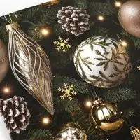 Открытка &laquo;Счастья в Новом году!&raquo;, глиттер, 12&times;18 см