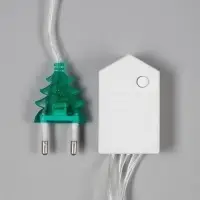 Гирлянда &laquo;Нить&raquo; 20 м, IP20, прозрачная нить, 200 LED, 8 режимов, 220 В, свечение тёплое белое