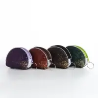 Кошелёк-монетница на молнии, 10&times;1&times;8.5 см, МИКС