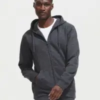 Толстовка мужская на молнии с капюшоном Seven Men, темно-синяя, размер S