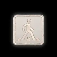 Светоотражающая термонаклейка «Пешеходный переход», 6,2 × 6,2 см, цвет серый, цена за 1 штуку Светоотражающая термонаклейка «Пешеходный переход», 6,2 × 6,2 см, цвет серый, цена за 1 штуку