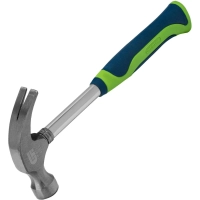 Молоток-гвоздодер  Сибртех, обрезиненная рукоятка, 450гр. (10436)