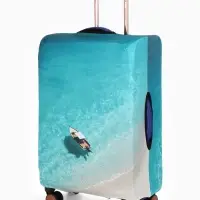 Чехол для чемодана &laquo;Море&raquo;, 28", разноцветный