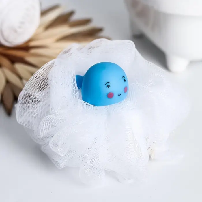 Мочалка детская для купания Крошка Я &laquo;Кит&raquo;