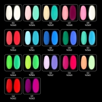 Гель лак для ногтей «GLOW IN THE DARK», 3-х фазный, 8 мл, LED/UV, люминесцентный, цвет клубничный йогурт (47)