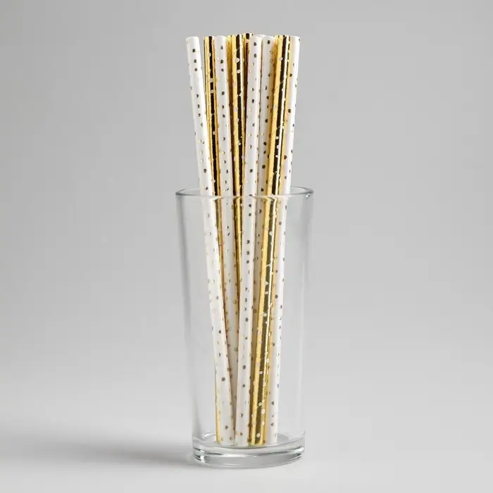 Трубочки для коктейля «Горошек», тиснение, набор 12 шт. Трубочки для коктейля «Горошек», тиснение, набор 12 шт.