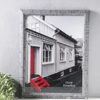 Фоторамка пластик 30х40 см "Моррис" тёмно-серый 46х36х2 см