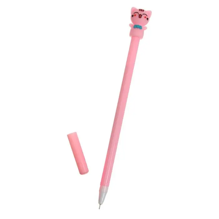 Ручка - прикол Calligrata «Кошка», гелевая, МИКС Ручка - прикол Calligrata «Кошка», гелевая, МИКС