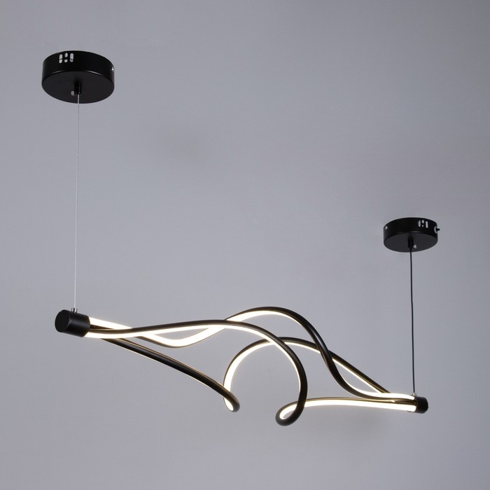 Светильник с ПДУ Светильник с ПДУ "Ледио" LED 110Вт 3000-6000К черный 100х16х16 см