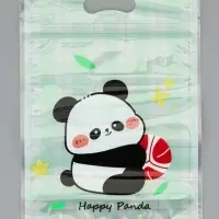 Пакет подарочный, с zip-lock застежкой, &laquo;Счастливая панда&raquo;, 15&times;23&plusmn;1 см МИКС
