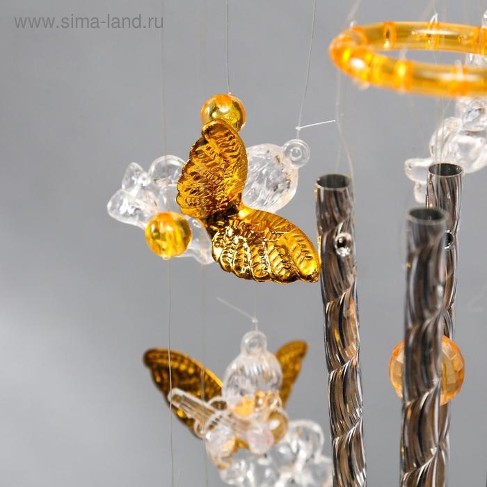 Музыка ветра пластик Музыка ветра пластик "Ангел" 4 трубочки + 11 фигурок