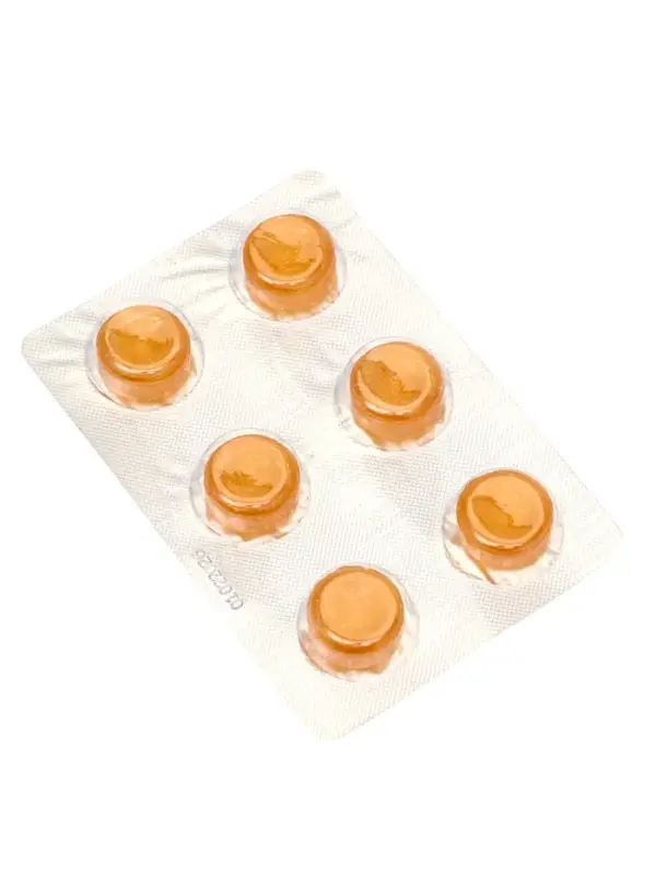 Леденцы медово‑кедровые, с лимоном и имбирём, блистер, 6 шт.