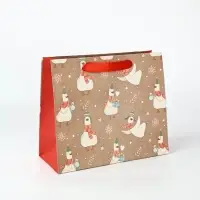 Набор новогодних пакетов &laquo;Новогодний праздник&raquo;, 5 шт., 23&times;27&times;11.5 см