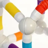 Конструктор магнитный "Развивающие трубы", 36 деталей