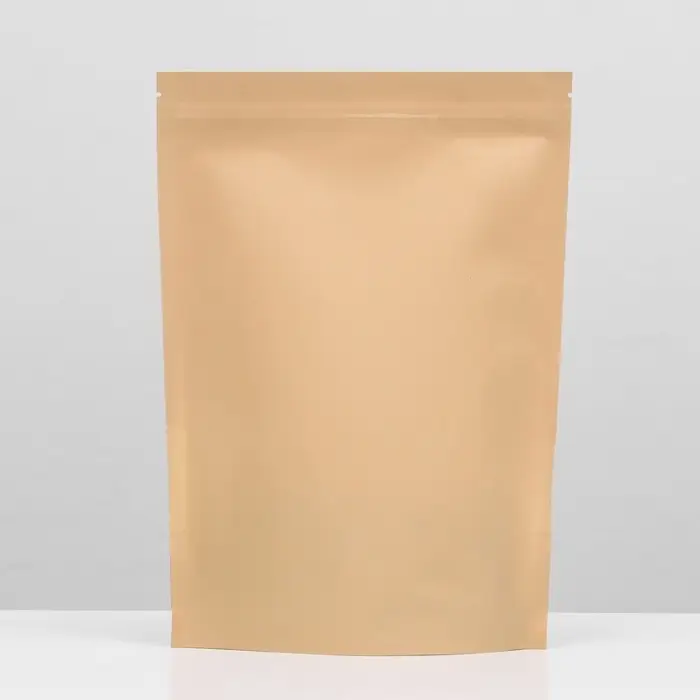 Пакет Zip - lock Крафт с прямоугольным окном 18&times;26 см