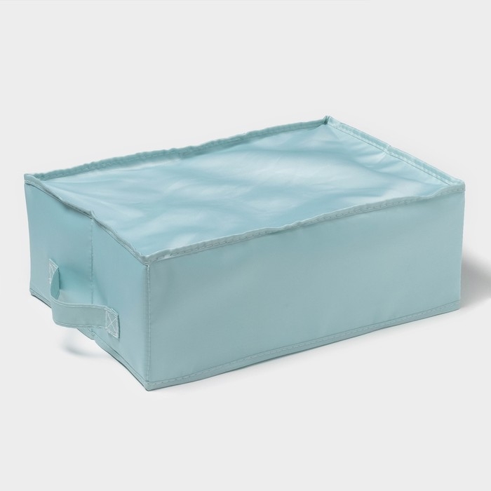 Органайзер для хранения белья «Комфорт», 18 ячеек, 35×24×13 см, цвет бирюзовый Органайзер для хранения белья «Комфорт», 18 ячеек, 35×24×13 см, цвет бирюзовый