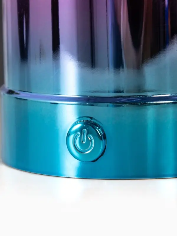 Светильник  Светильник "Медузы" LED, RGB, USB, 3-5Вт, розово-голубой металлик 9х9х3 см