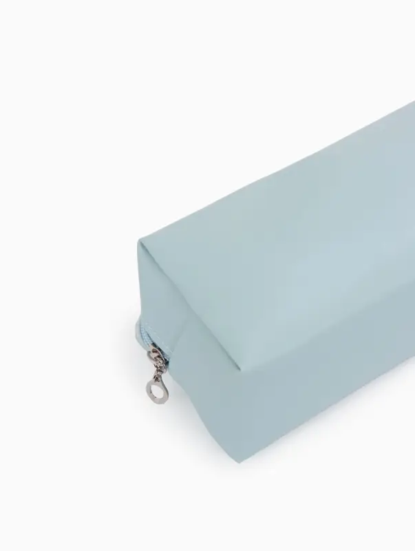 Косметичка дор Одноцвет 19*7,5*8,5, отд на молнии, голубой