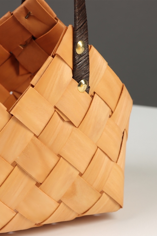 Набор корзин плетёных, 2 шт., 30×17×19 см, 24×14×15 см, ива, натуральный цвет