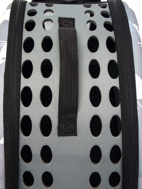 Складная сумка-переноска с отдельным входом, материал EVA, 43,5 х 28 х 33 см, серая Складная сумка-переноска с отдельным входом, материал EVA, 43,5 х 28 х 33 см, серая