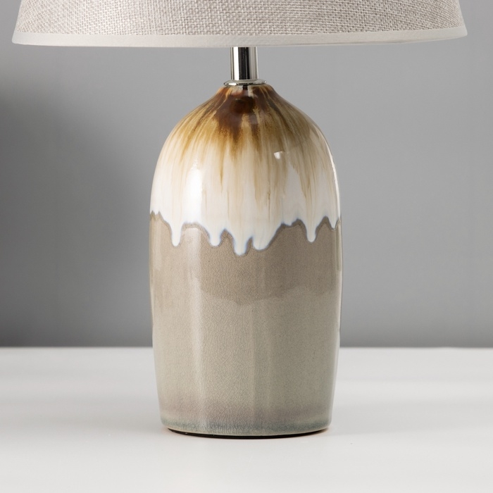 Настольная лампа с абажуром RISALUX «Сканди», Е14, 40 Вт, 25×25×40 см Настольная лампа с абажуром RISALUX «Сканди», Е14, 40 Вт, 25×25×40 см