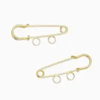 Булавка для подвесок PO-035, №01, 2 шт. 3.5&times;0.5 см, цвет золото