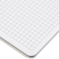 Блокнот 80л,клетка,А5 Flora 1,пласт.обл,серебр.спираль