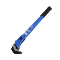 Ключ трубный быстрозажимной ТУНДРА, раскрытие от 15 до 40 мм, 450 мм