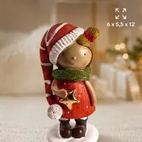 Фигурка &laquo;Малышка с золотой звездой&raquo;, 6&times;5.5&times;12 см