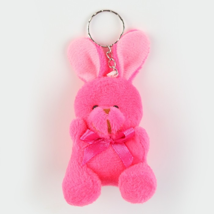 Мягкая игрушка «Кролик» на подвесе, 7 см, цвета МИКС Мягкая игрушка «Кролик» на подвесе, 7 см, цвета МИКС