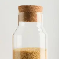 VETTA ЭКО Бутылка 1000мл, 25х9см, стекло, пробка